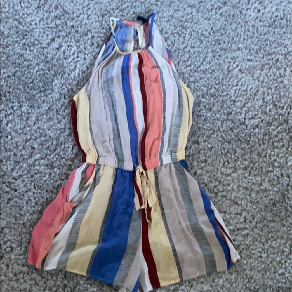 Multicolor/multi-patterned Romper